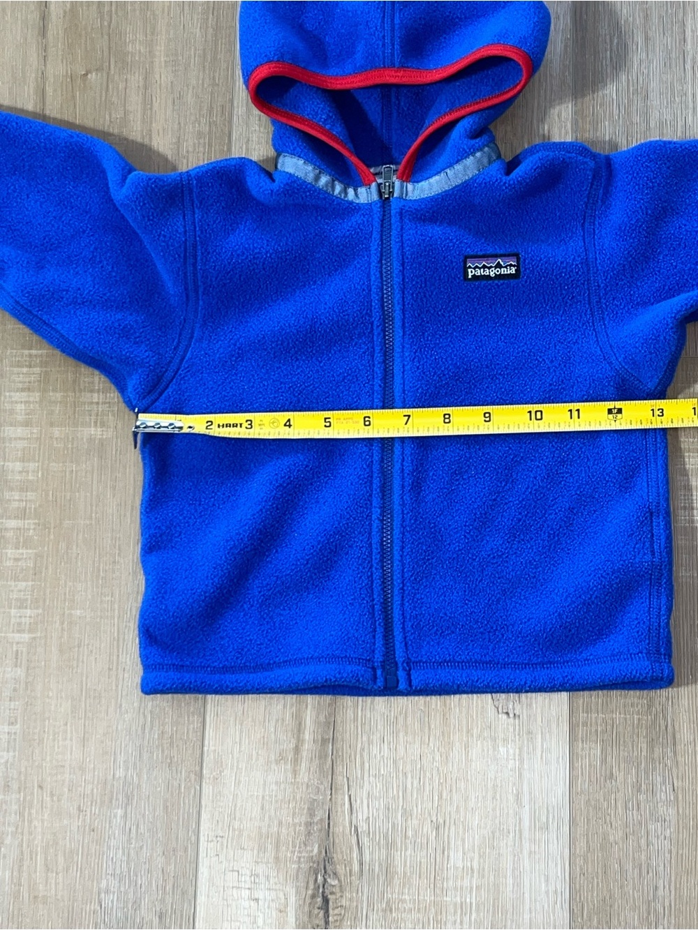 Patagonia Baby Synchilla Fleece Full Zip Hooded Jacket Size 24 Months - Picture 4 of 6